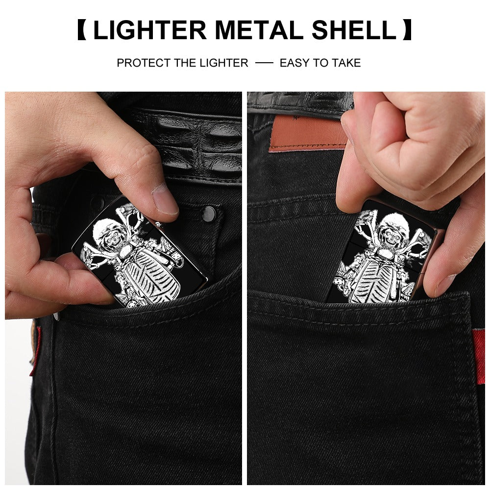 Lighter Casing - "Bomb Suit Biker"