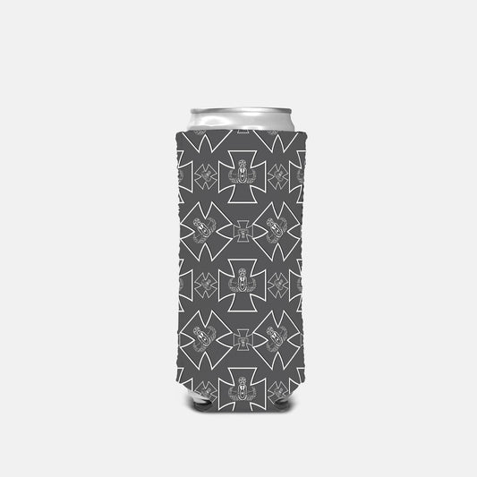 Print On Demand - Slim Can Cooler - "EODMC Iron Cross Logo"