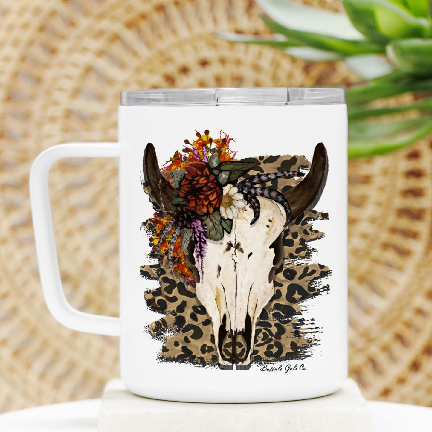 Travel Mug - "Gypsy Skull"