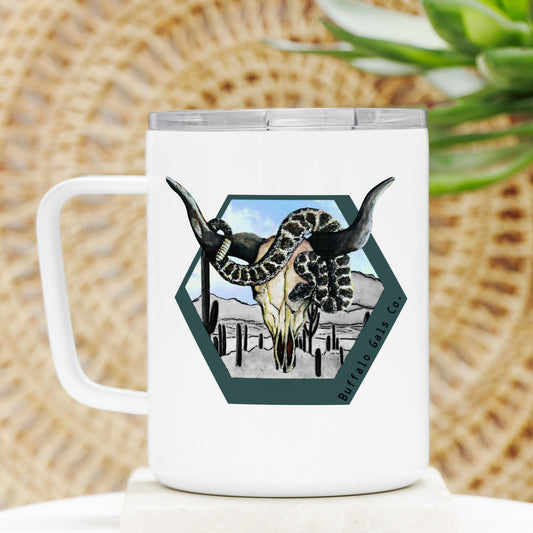 Travel Mug - "Diamondback Desert"