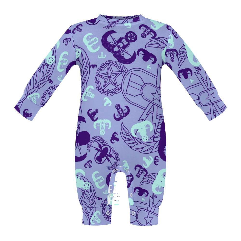 Baby Romper - "EOD Party" (Purple)