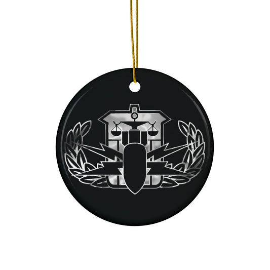 Ornament - "It's 5 o'clock Somewhere" (HDS/PSBT Badge: BW)