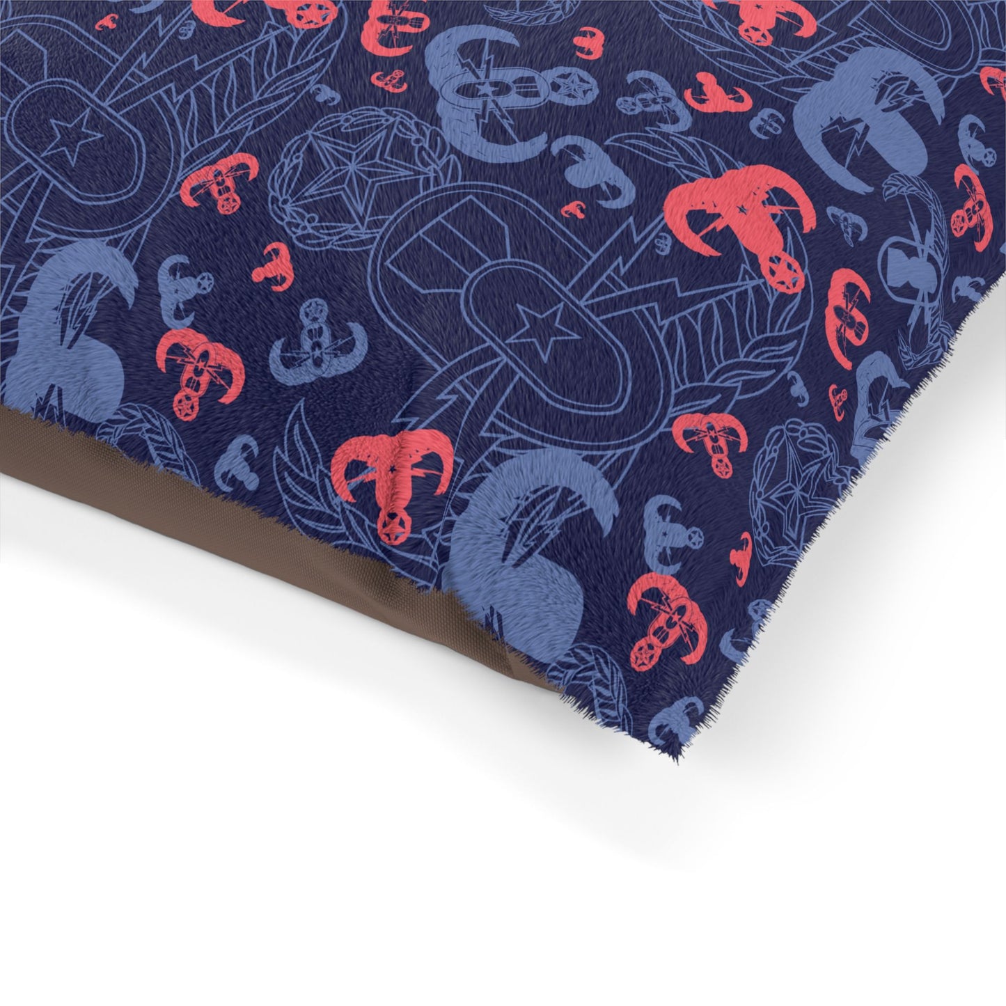 Pet Bed — "EOD Party" (Blue)