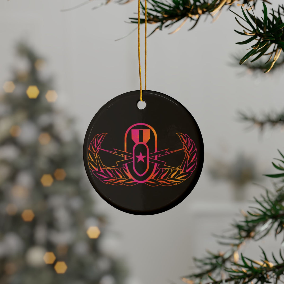 Ornament - "It's 5 o'clock Somewhere" (EOD Senior Badge)