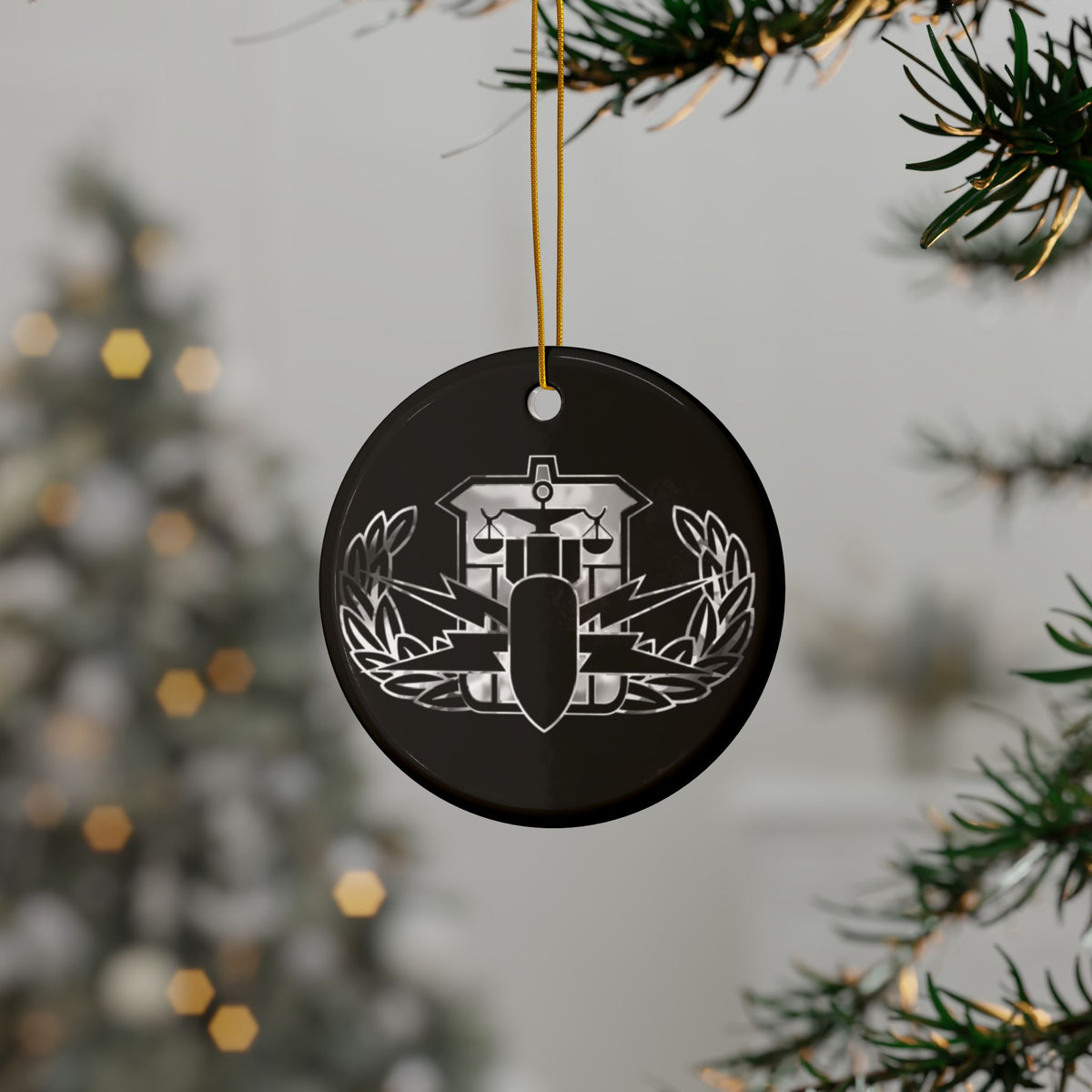 Ornament - "It's 5 o'clock Somewhere" (HDS/PSBT Badge: BW)