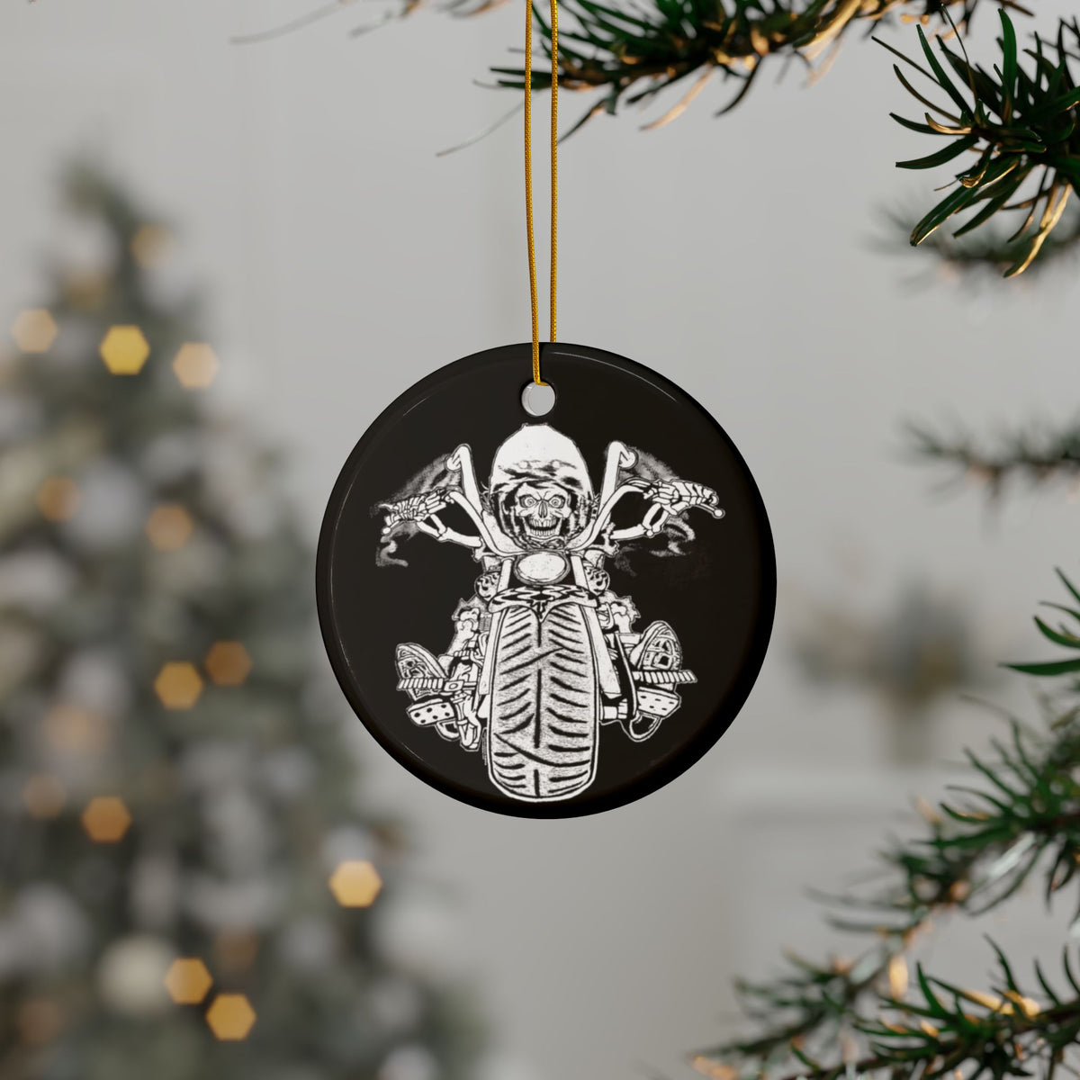 Ornament - "Bomb Suit Biker"