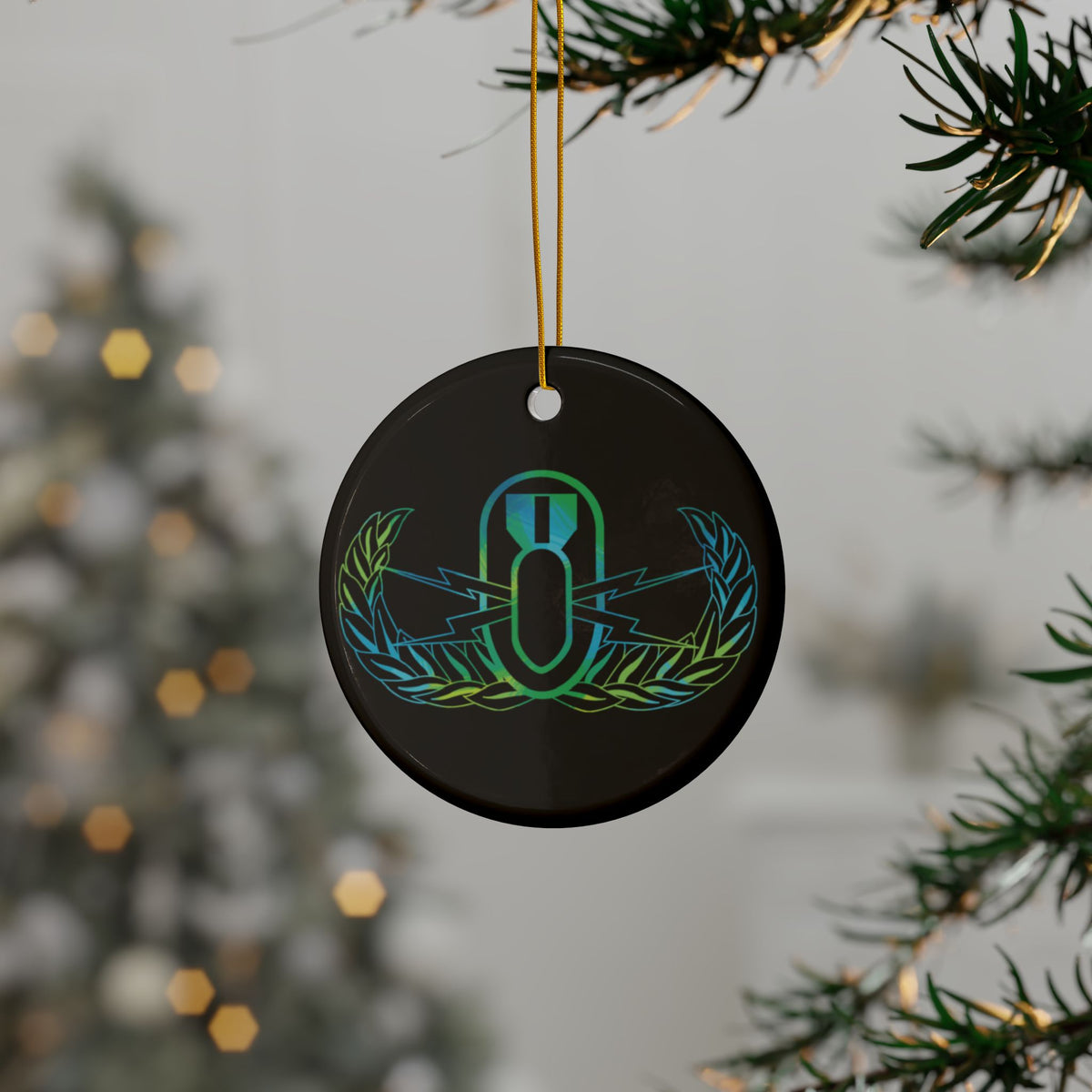 Ornament - "It's 5 o'clock Somewhere" (EOD Basic Badge)