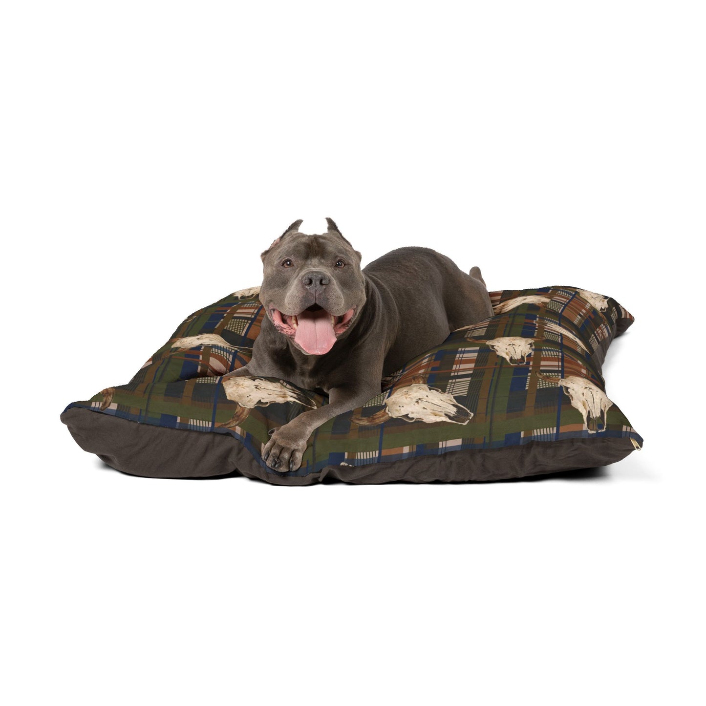 Pet Bed — "Steer Skull"