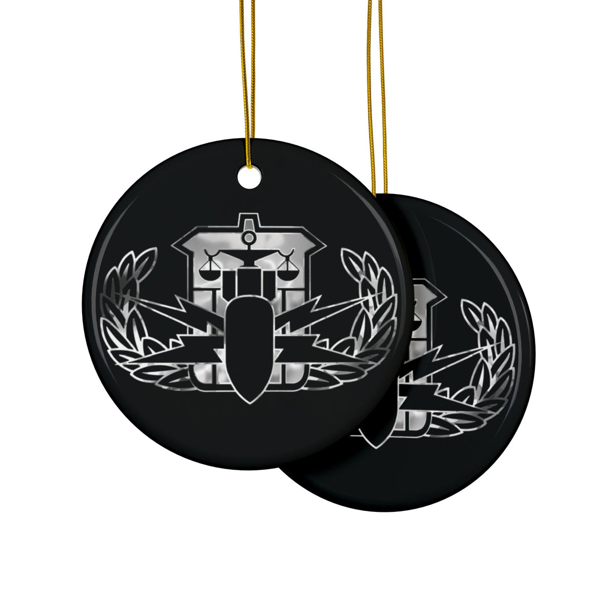 Ornament - "It's 5 o'clock Somewhere" (HDS/PSBT Badge: BW)