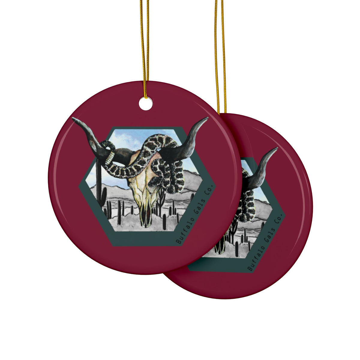 Ornament - "Diamondback Desert"