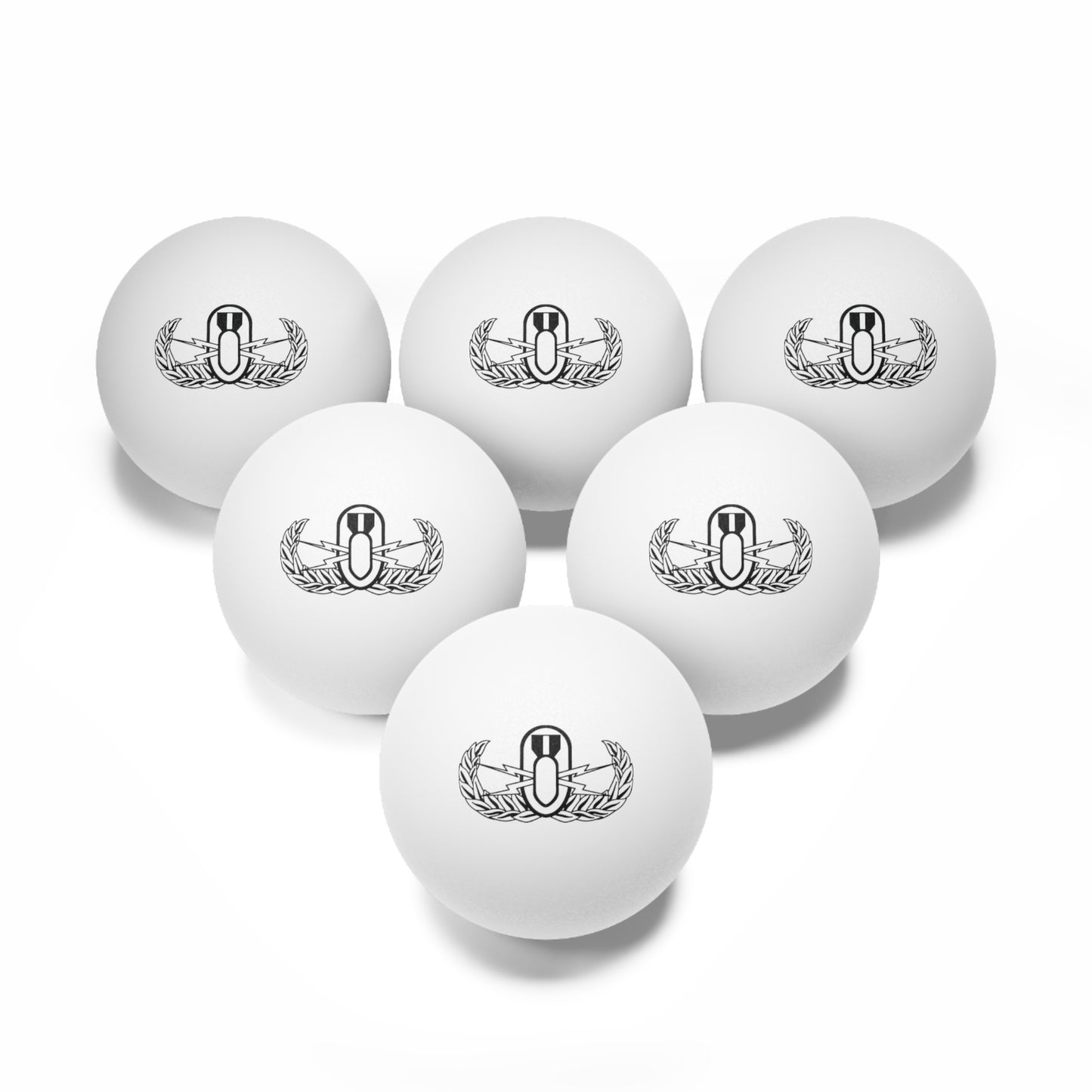 Ping Pong Balls - "EOD Basic Badge"