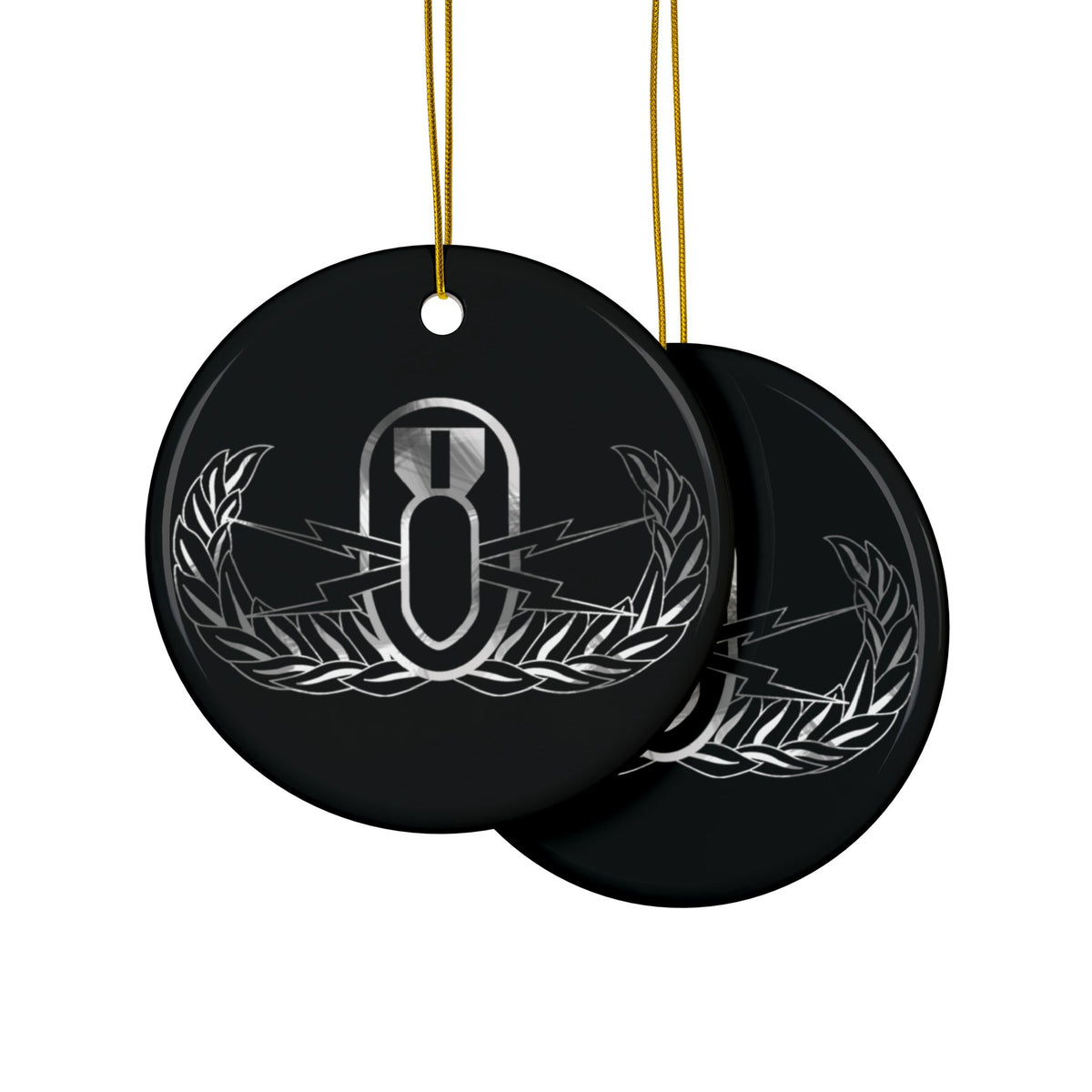 Ornament - "It's 5 o'clock Somewhere" (EOD Basic Badge: BW)