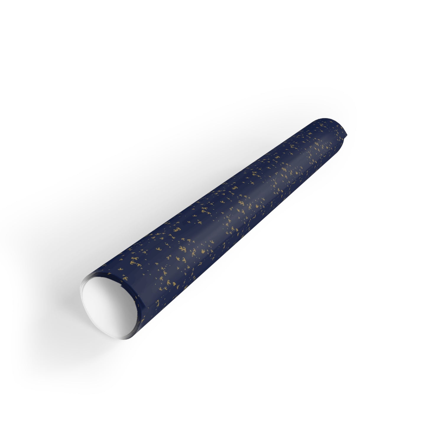 Wrapping Paper - "EOD Mixed Badges" (Gold on Dark Blue)