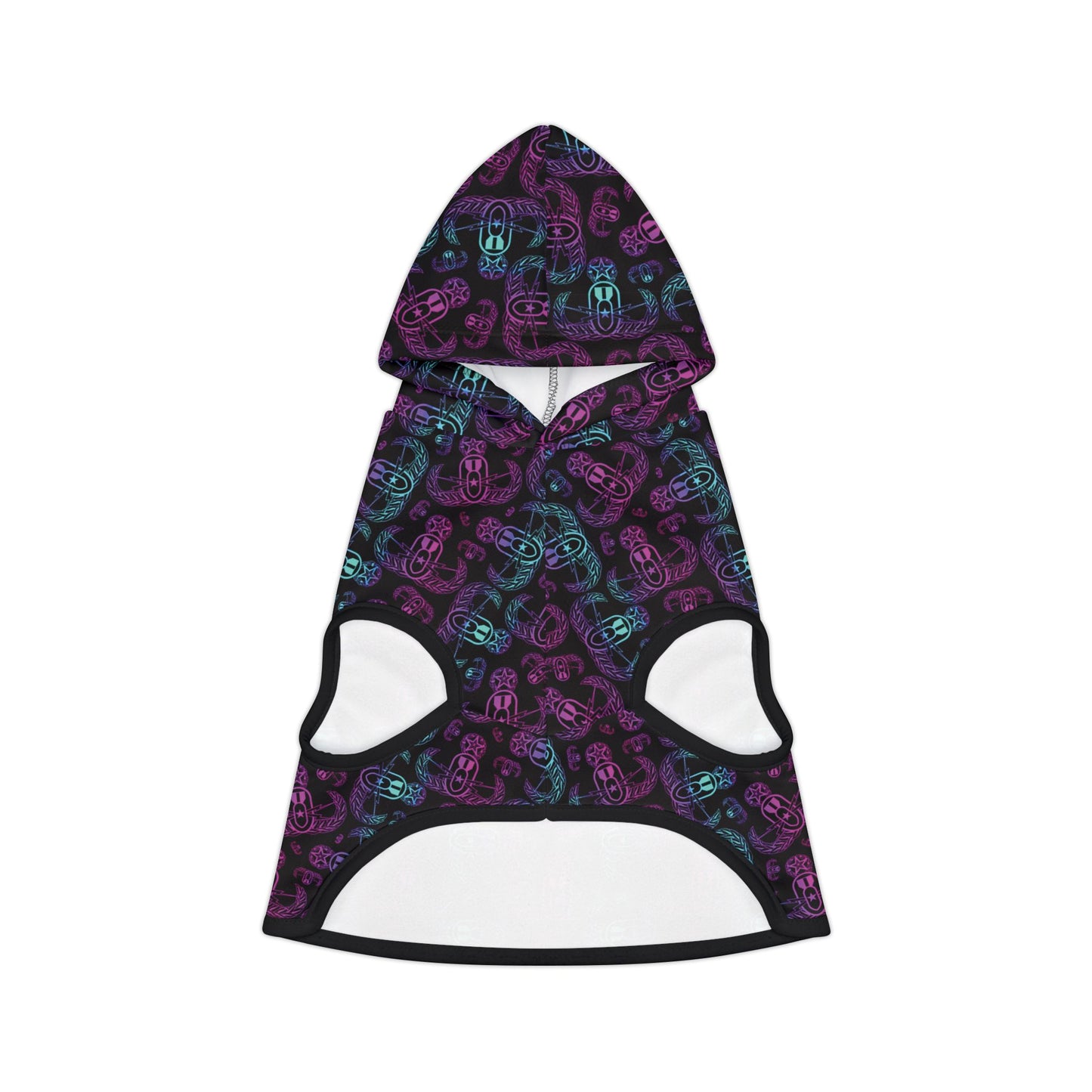 Print On Demand - Pet Hoodie — "EOD BOMBre" (Pink/Turquoise/Purple)