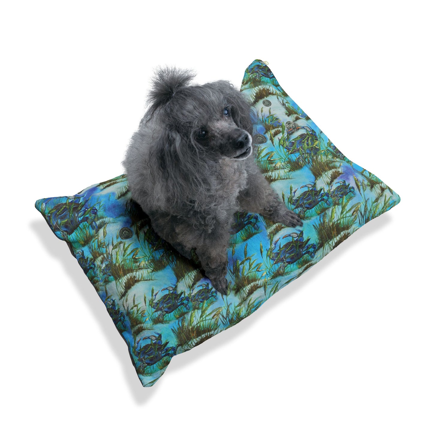 Pet Bed — "Crab Island Treasure"
