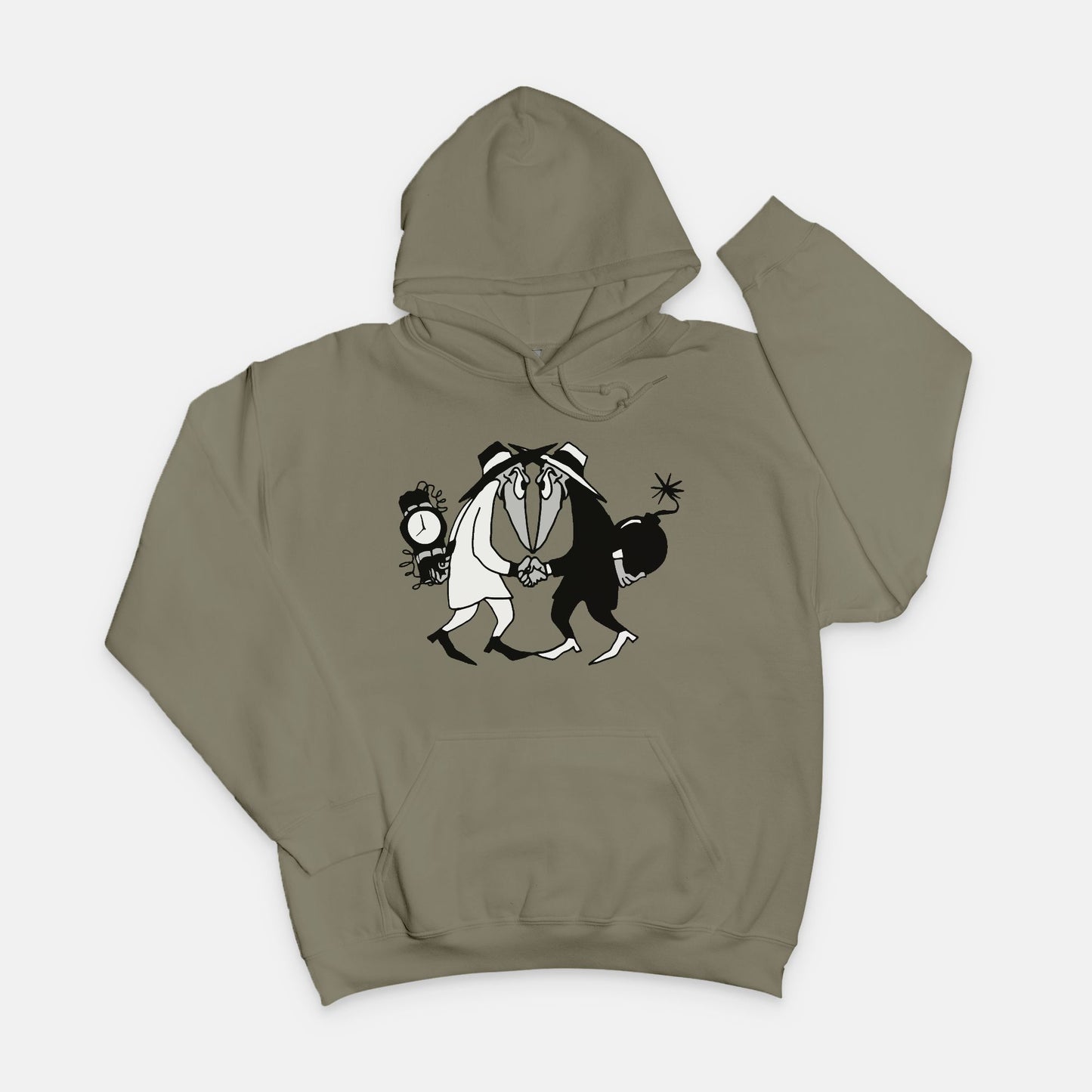 Hoodie - "Secret Agents" (Olive)