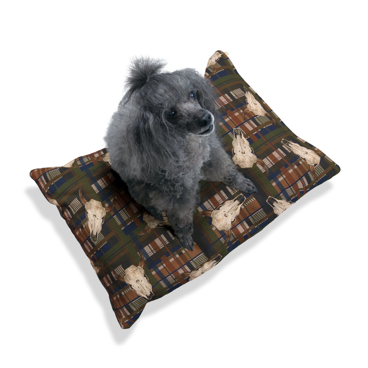 Pet Bed — "Steer Skull"
