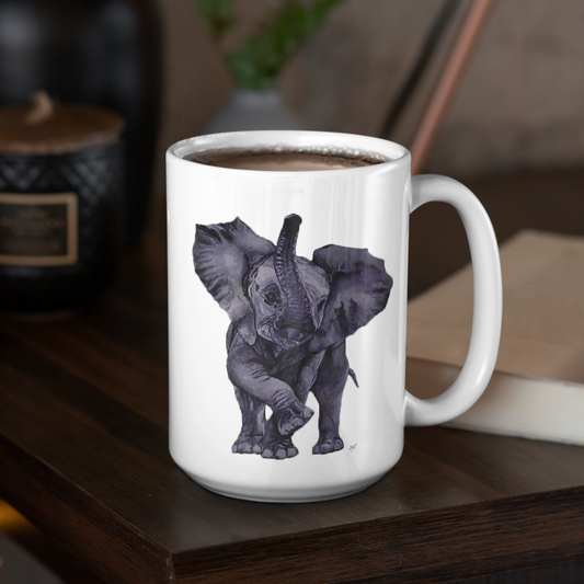 Worth More than Peanuts Elephant Mug