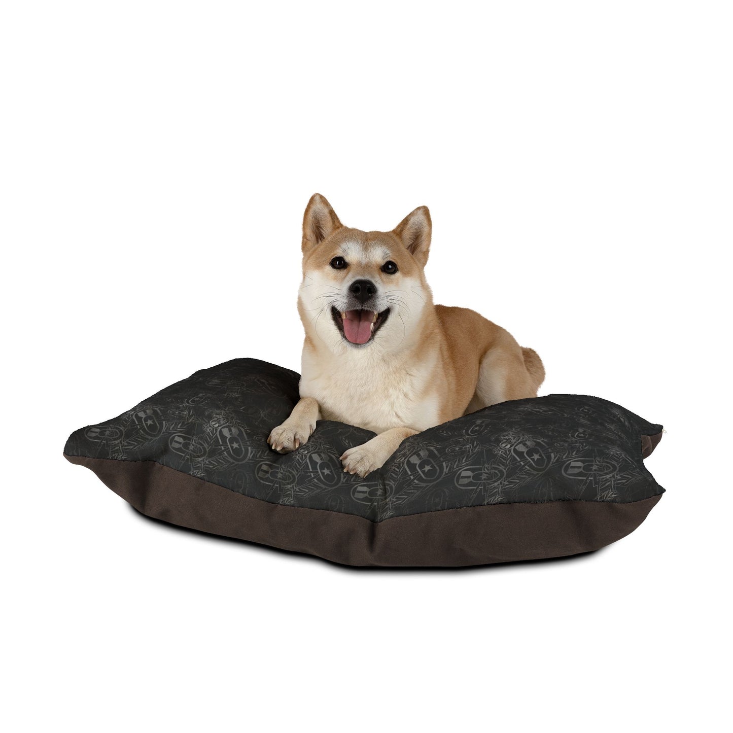 Pet Bed — "It's 5 o'clock Somewhere" (Grey on Black)