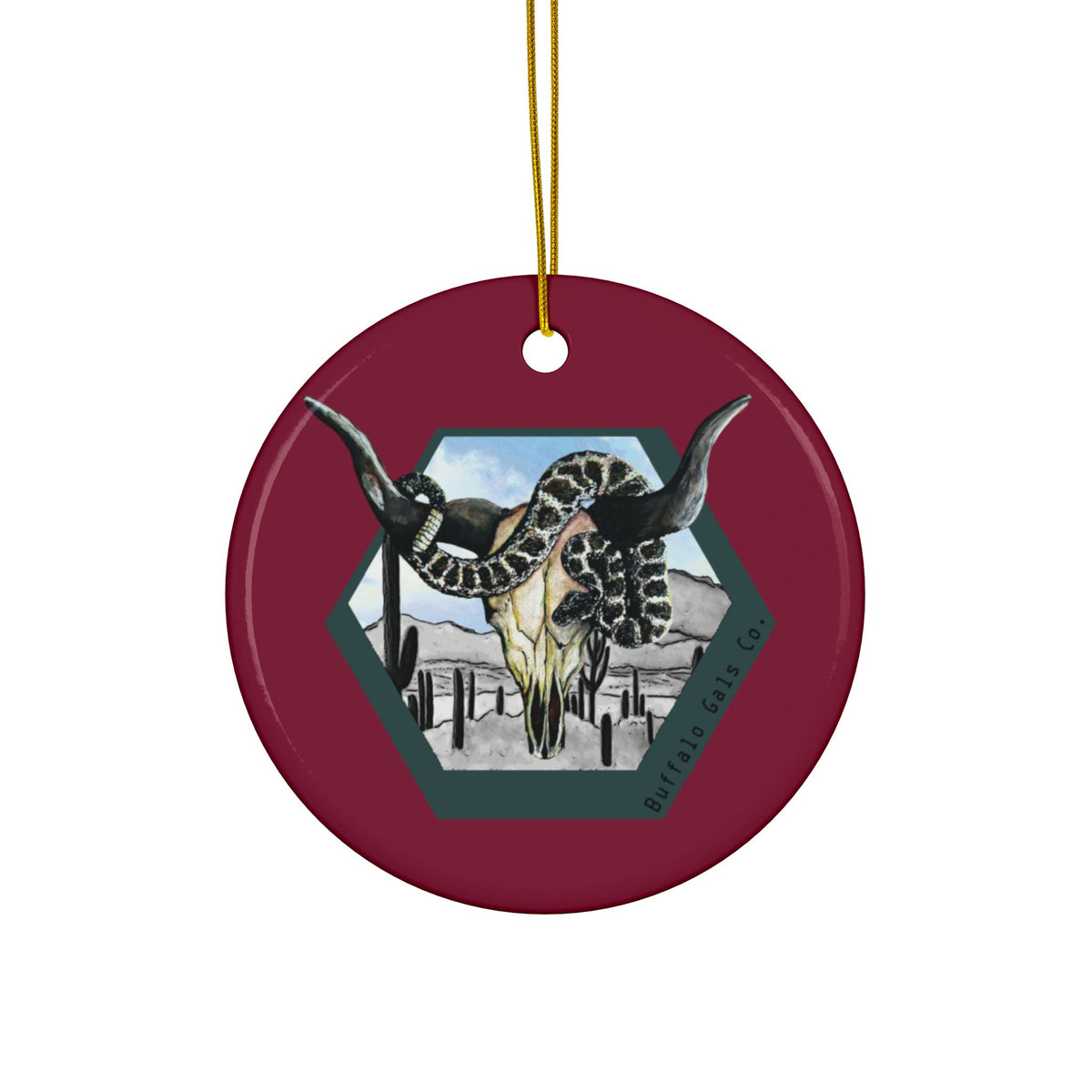Ornament - "Diamondback Desert"