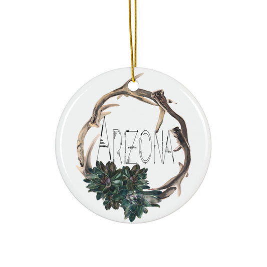 Ornament - "Arizona Antler Wreath"