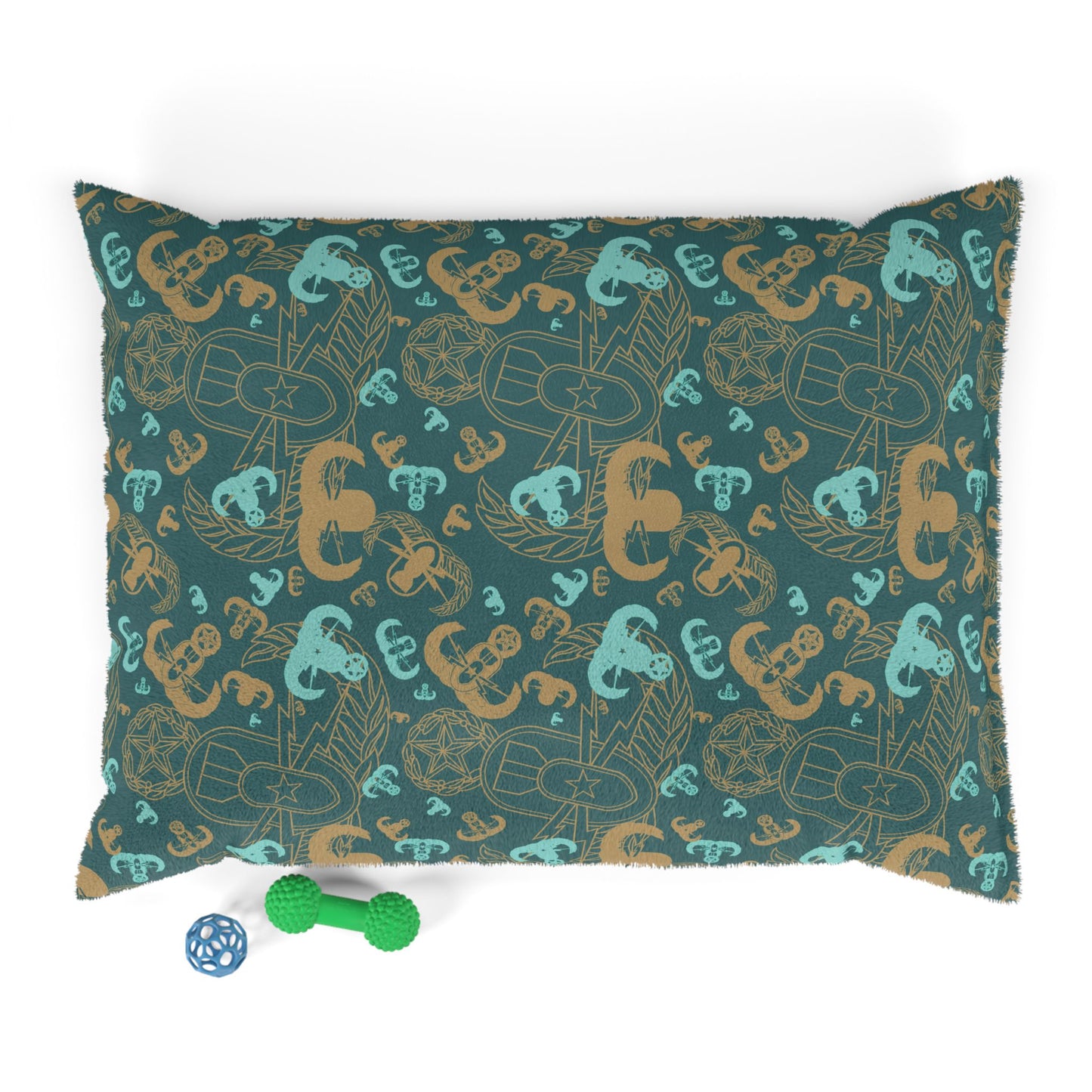 Pet Bed — "EOD Party" (Green)