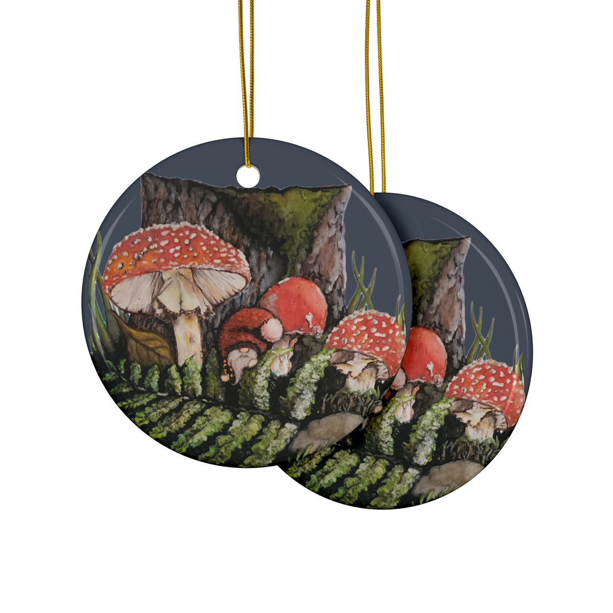 Ornament – "Everyone Gnomes I'm a Fungi"