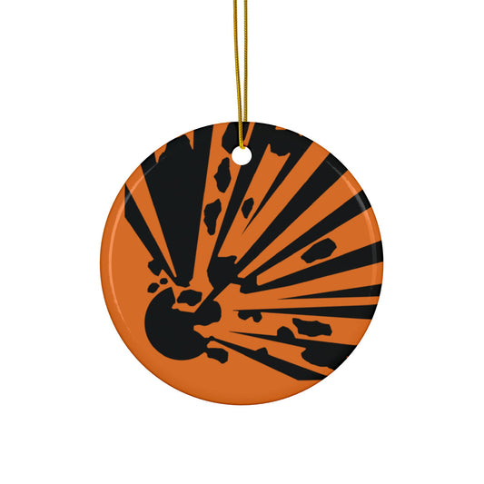 Ornament - "High Explosives Hazard"