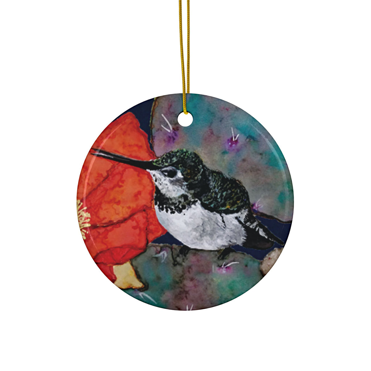 Ornament - "Piper, the Hummingbird"