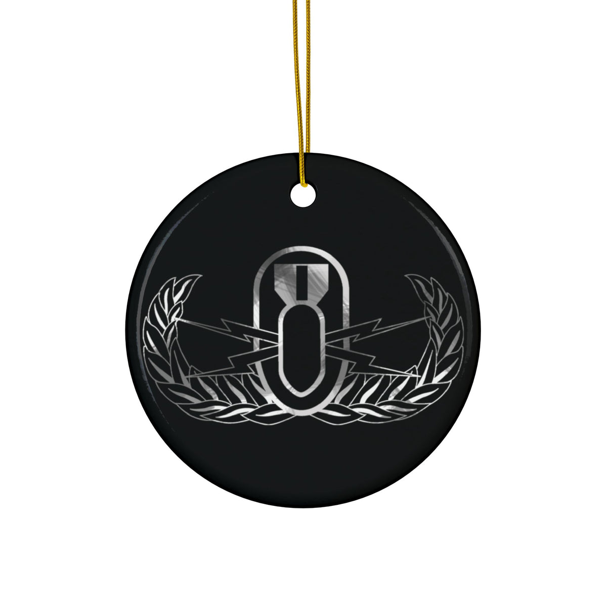 Ornament - "It's 5 o'clock Somewhere" (EOD Basic Badge: BW)