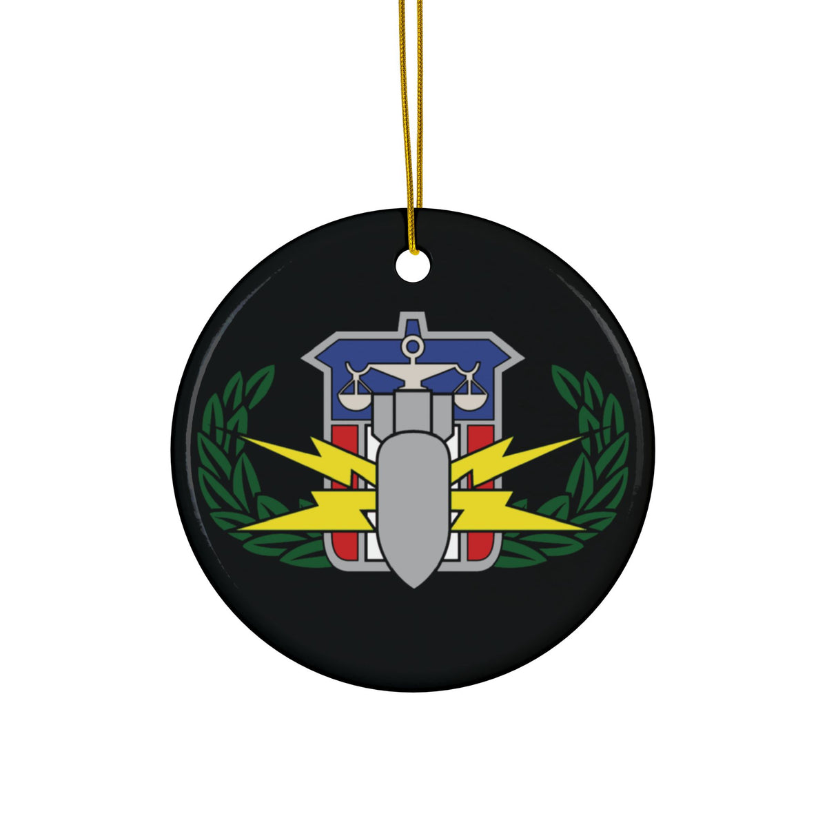 Ornament - "HDS/PSBT Badge" (RWB)