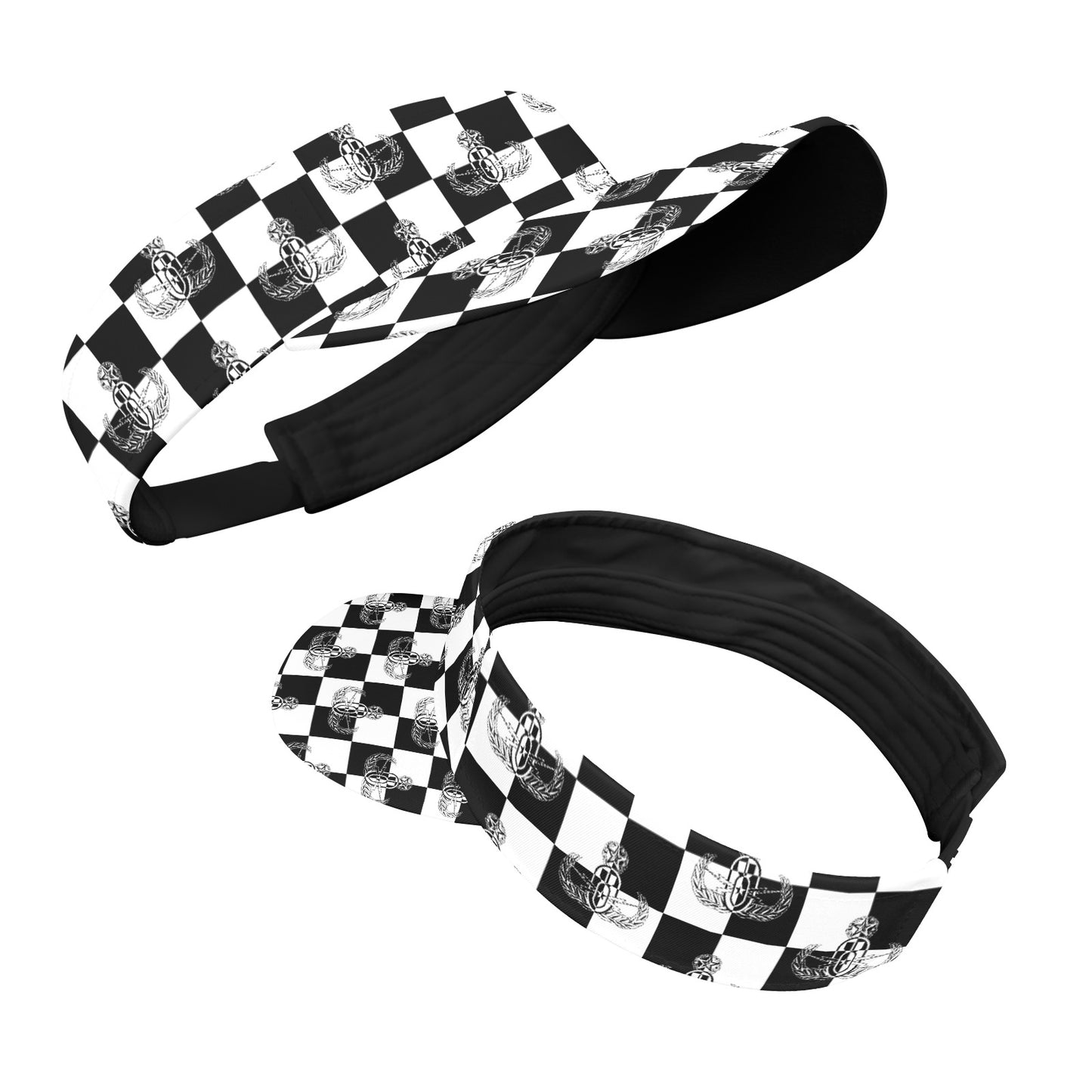 Sports Visor - "EOD Checkered Flag"
