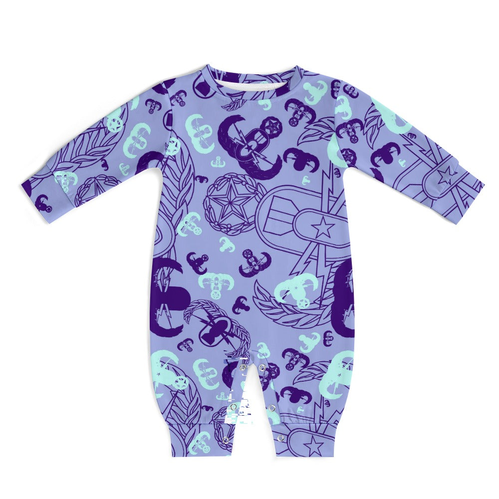 Baby Romper - "EOD Party" (Purple)