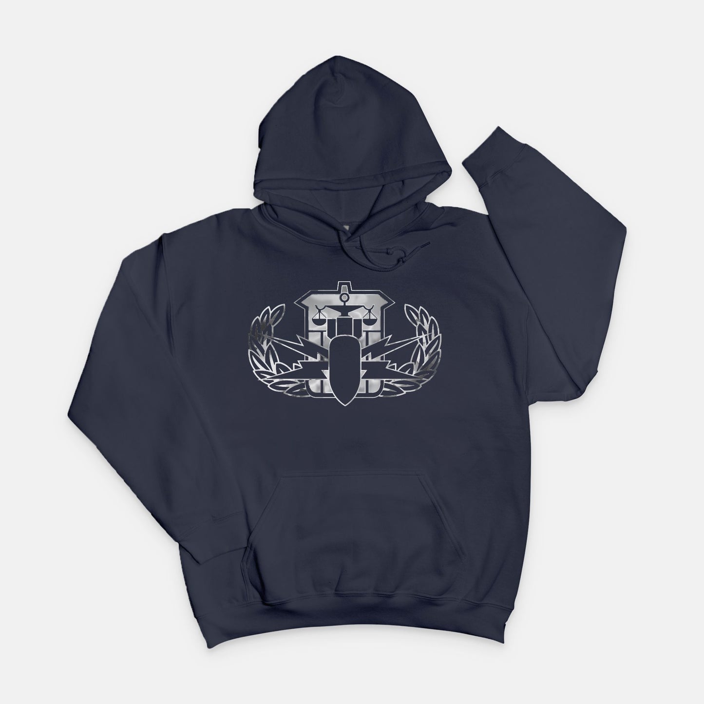 Hoodie - "It's 5 o'clock Somewhere" (HDS Badge: BW) (Navy)