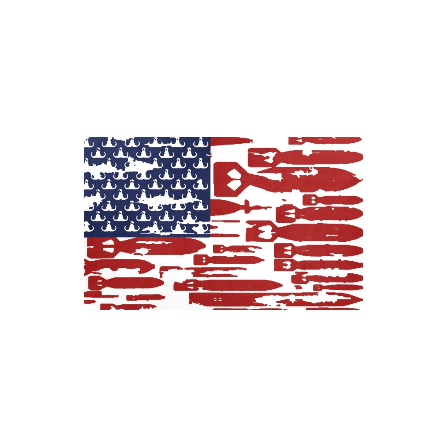 Indoor/Outdoor Mat - "EOD Bomb Flag"