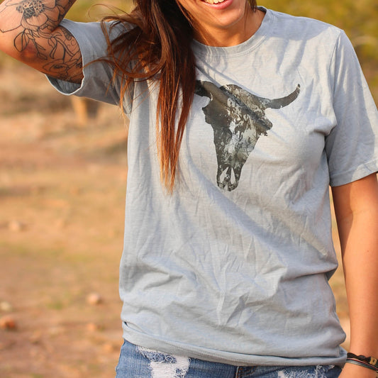 White Buffalo Skull T-Shirt