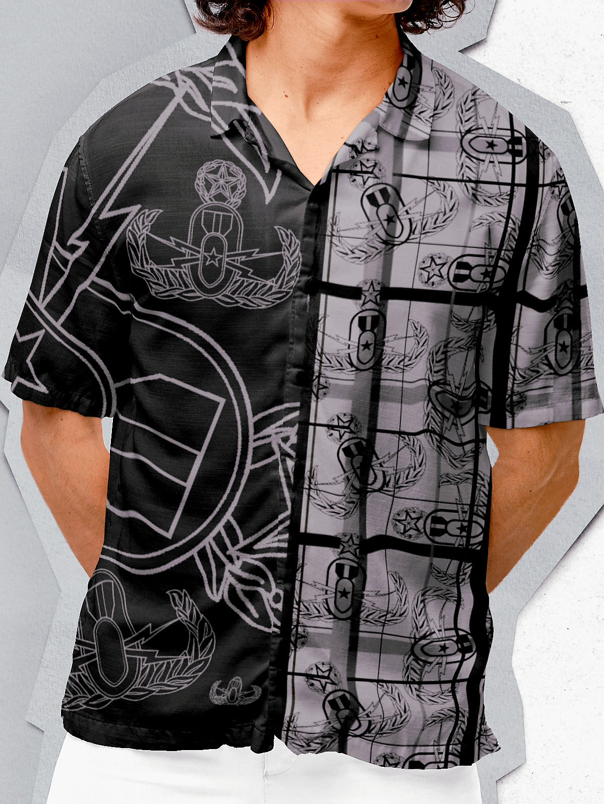 crab dress shirt Crab Spread Button Up Shirt
