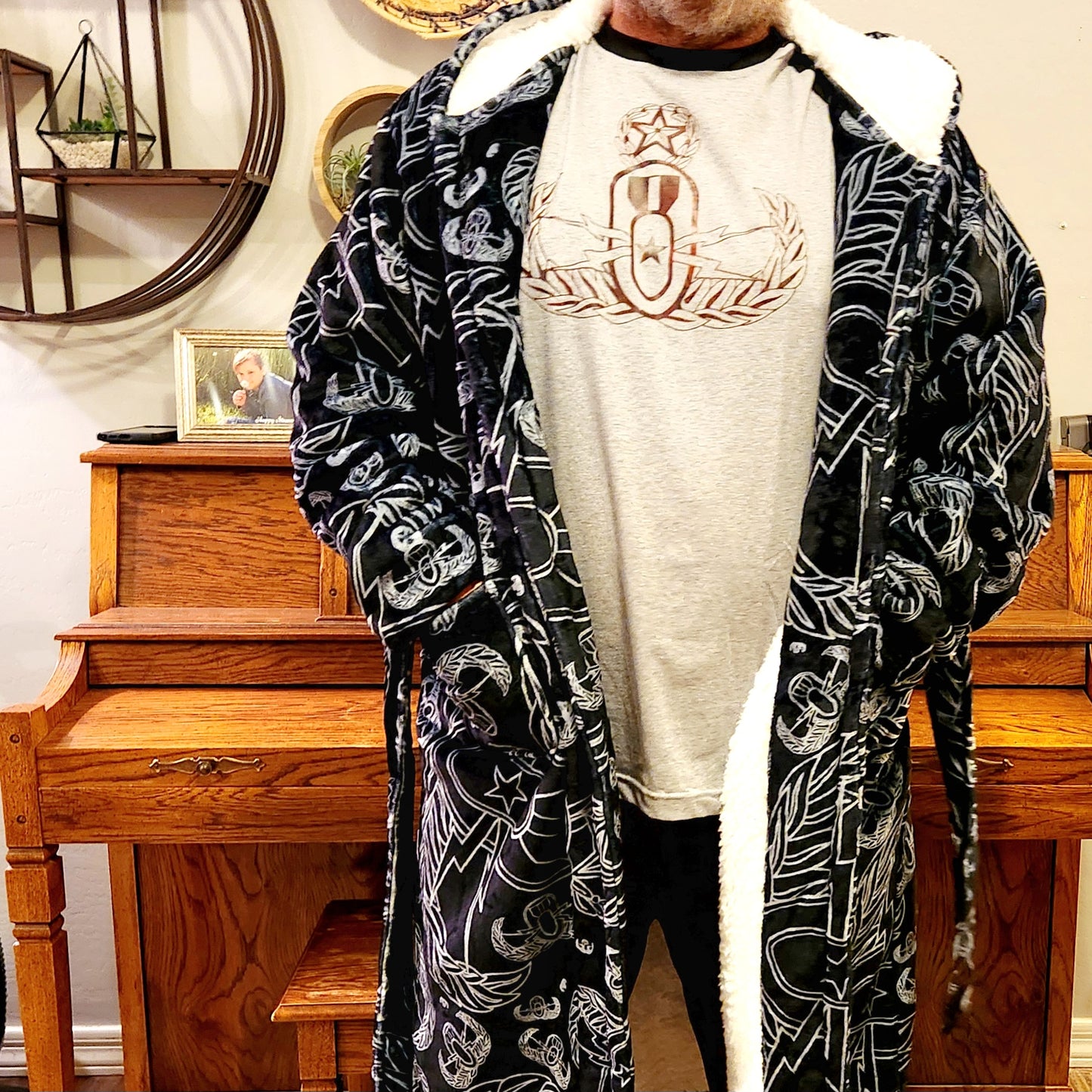 Pre-Order "EOD Badge" Oversized Sherpa Robe (Adult)