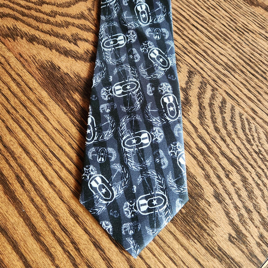 "EOD Black and White" Necktie