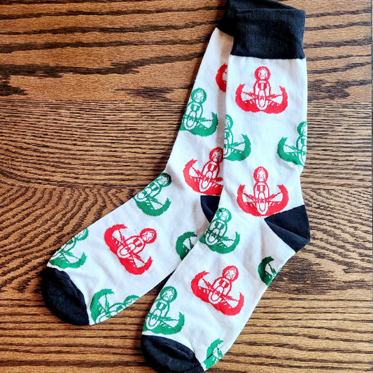 "Christmas Crabs" Socks