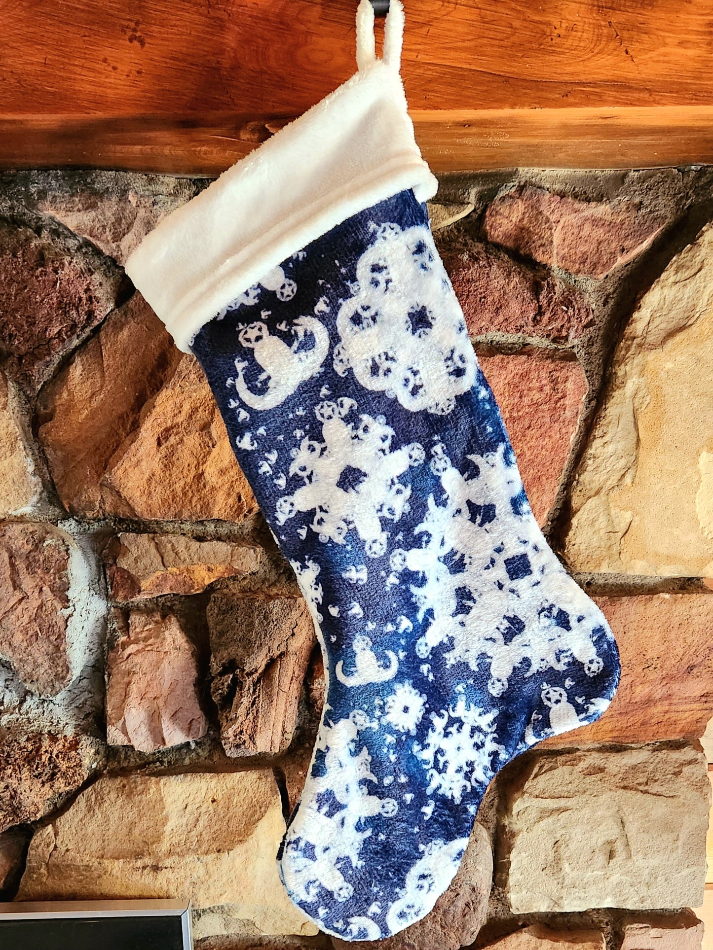 "EOD Snowflakes" Stocking (Blue)