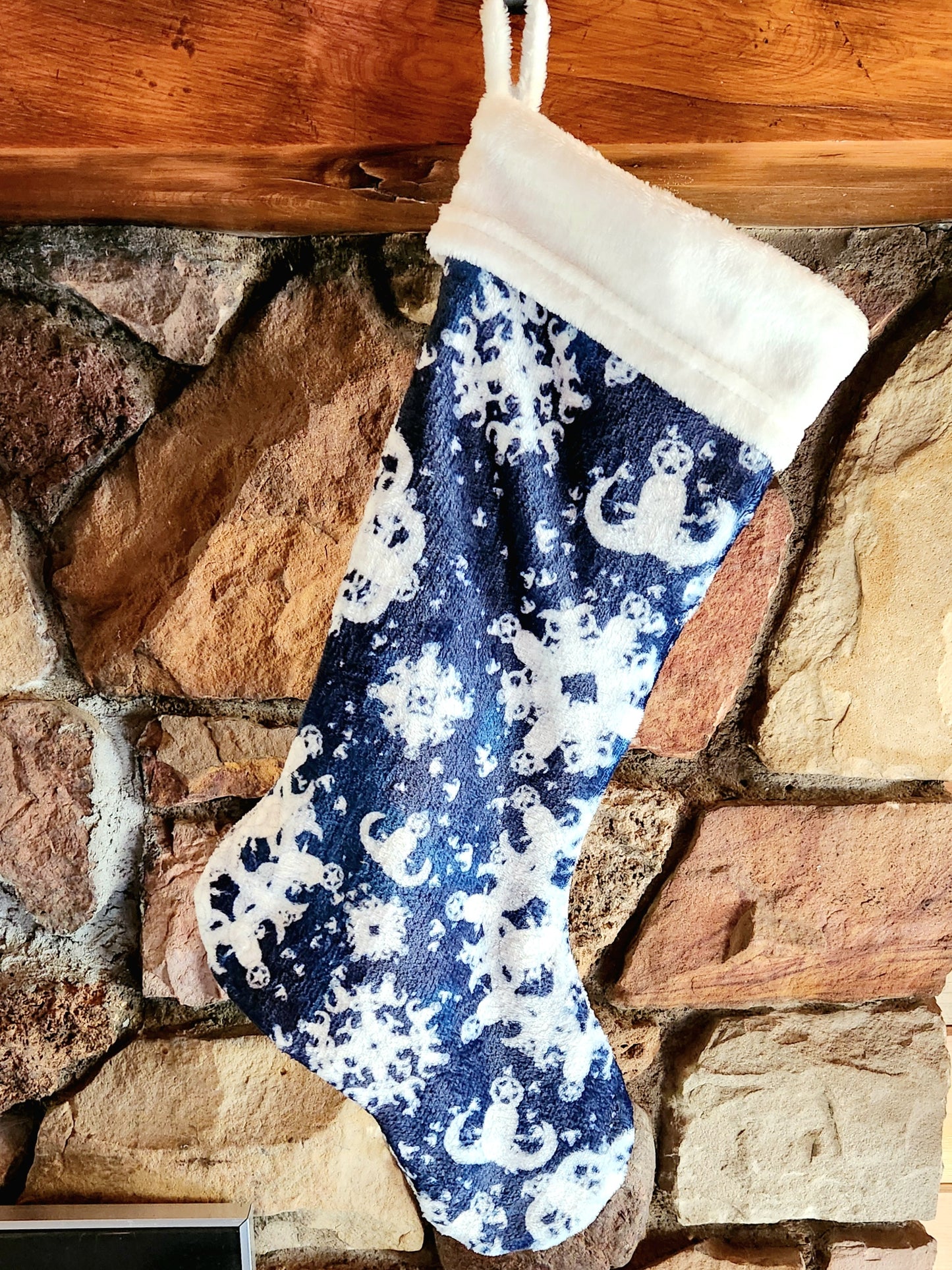 "EOD Snowflakes" Stocking (Blue)