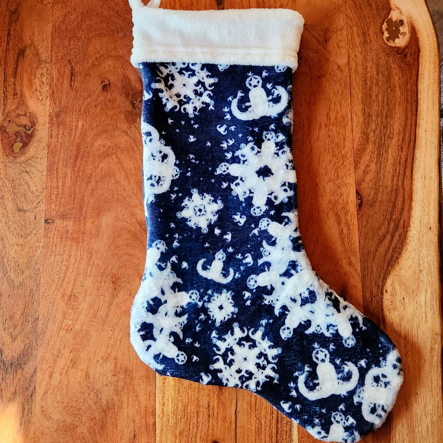 "EOD Snowflakes" Stocking (Blue)