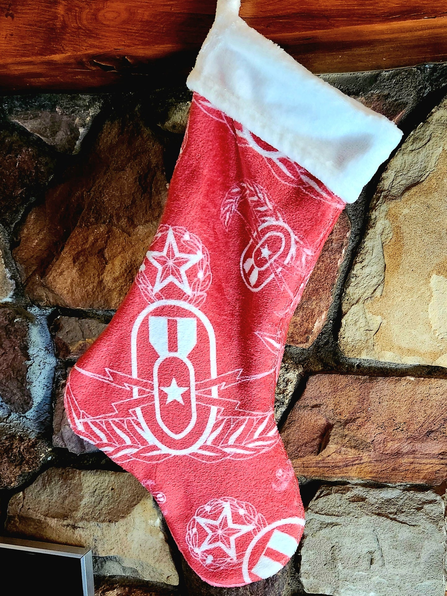 "EOD Santa" Stocking (Red)