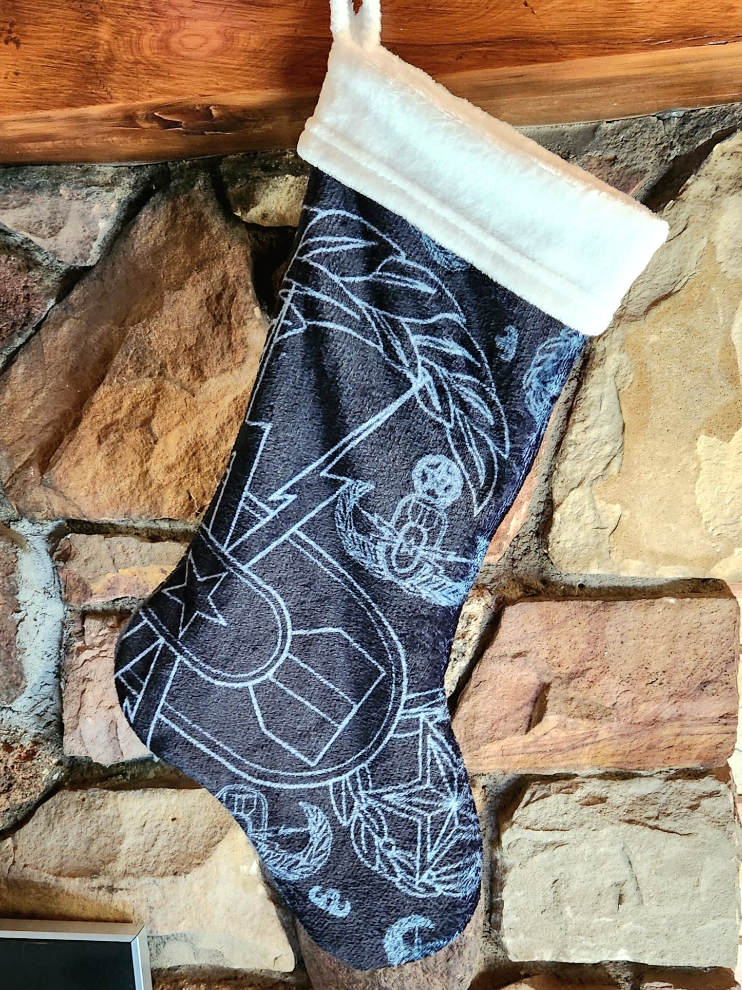 "The Crab in Black" Stocking (Black)