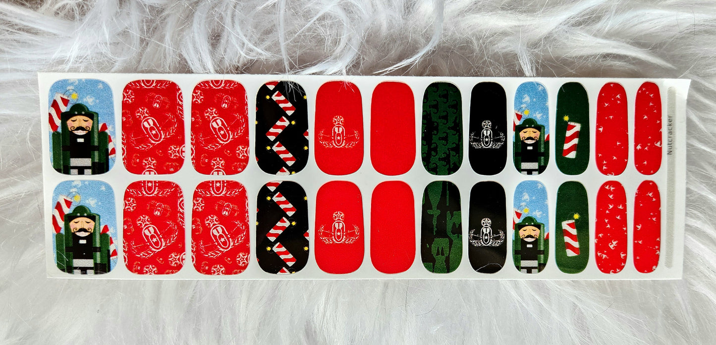 "EOD Nutcracker" Nail Art Strips