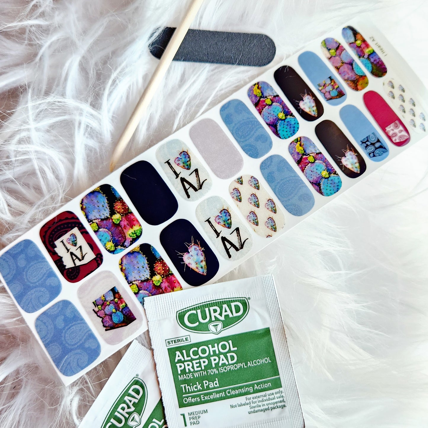 "I Heart AZ" Nail Art Strips