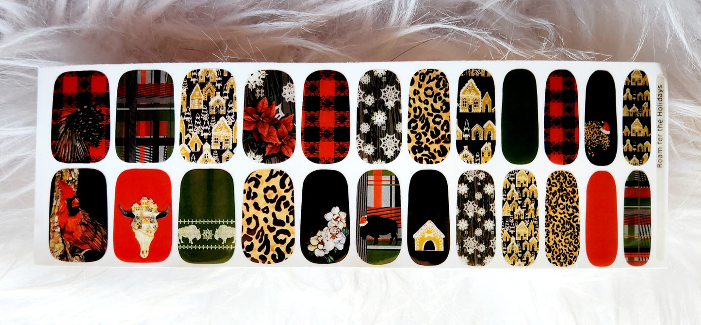 "Roam for the Holidays" Nail Art Strips