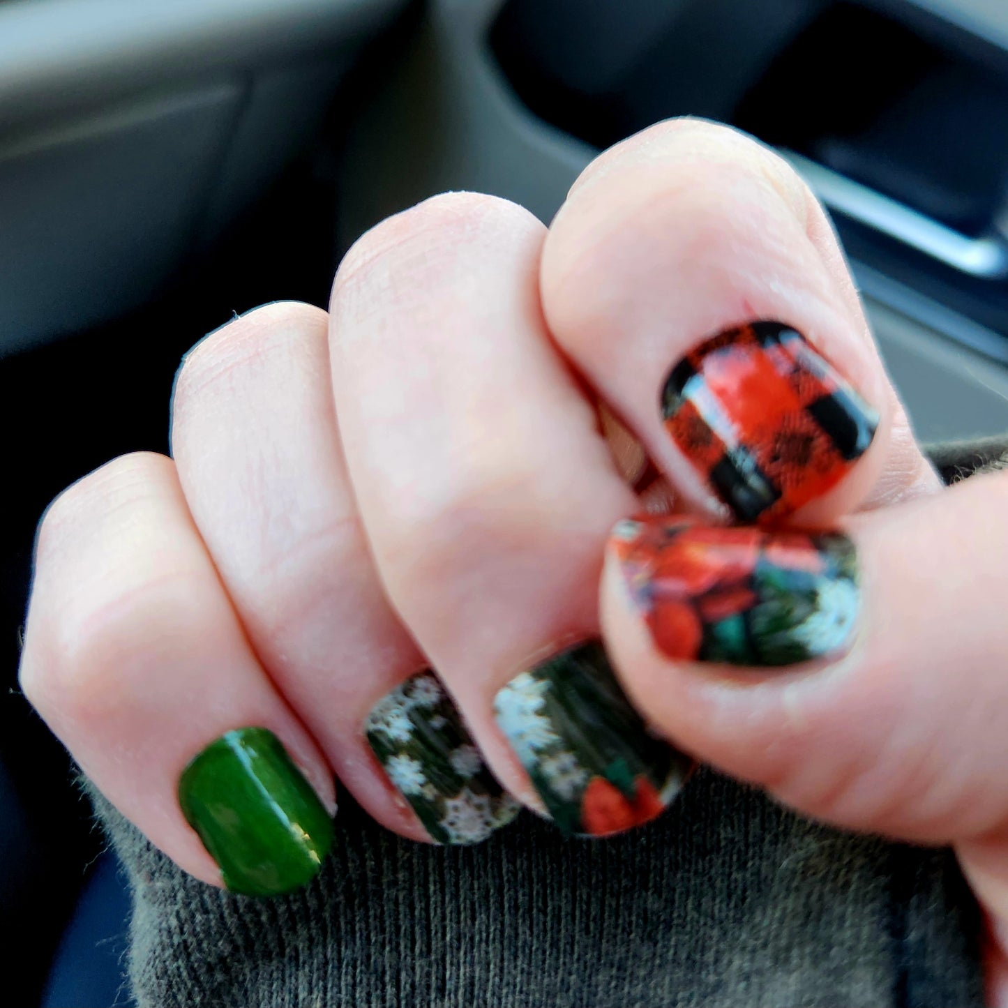 "Aztec Verde" Nail Art Strips