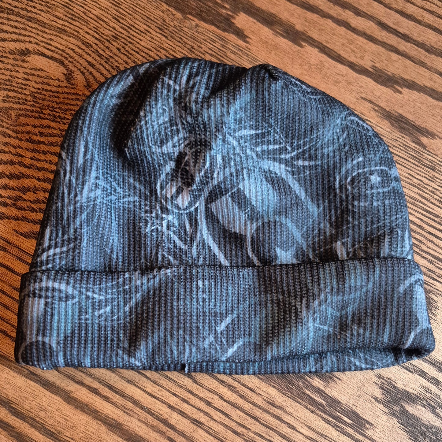 Beanie - "It's 5 o'clock Somewhere" (Grey on Black)